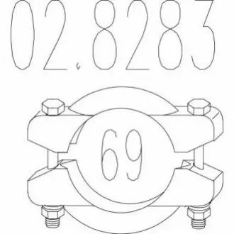 Соединительные элементы, система выпуска MTS 02.8283