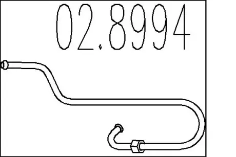 Соединительные элементы системы выпуска MTS 028994