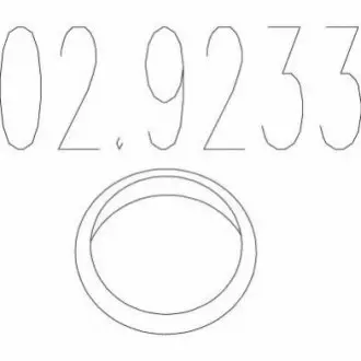 Прокладка, труба выхлопного газа MTS 02.9233