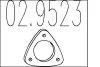 Прокладка, труба выхлопного газа MTS 02.9523 (фото 1)