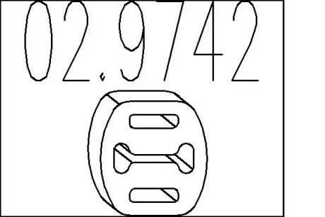 Буфер, глушитель MTS 02.9742