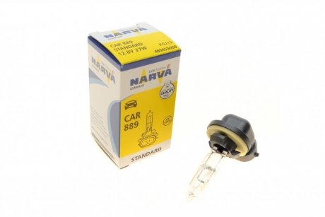 Автолампа 889 12.8v 27w pgj13 halogen (american types) NARVA 480453000