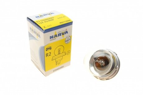 Автолампа r2 12v 45/40w p45t-41 standard NARVA 492113000