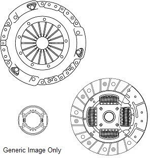 Комплект зчеплення PIXO/AGILA 09- (190mm) NATIONAL CK10226