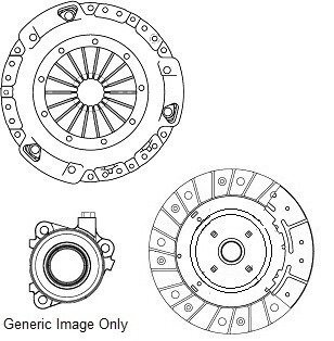 Комплект зчеплення CRAFTER 2.0 TDI 11-16 NATIONAL CK10446-23