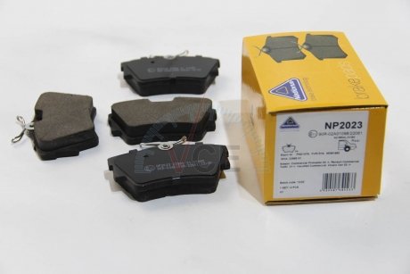 Комплект гальмівних колодок, дискове гальмо NATIONAL NP2023 (фото 1)