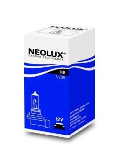 Автолампа h8 pgj19-1 35 w прозрачна NEOLUX N708