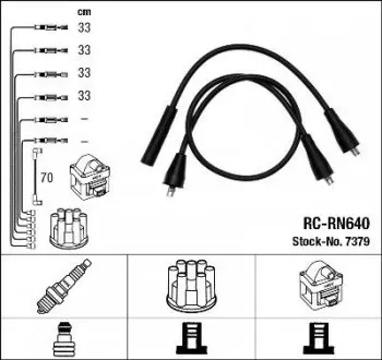 Провода высоковольтные NGK RC-RN640
