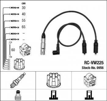 Провода высоковольтные NGK RC-VW225