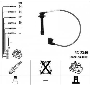 Провода высоковольтные NGK RC-ZX49