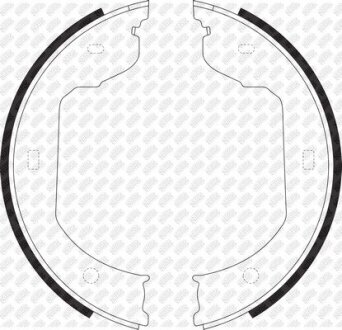 Колодки ручника bmw, vag Nibk FN0589