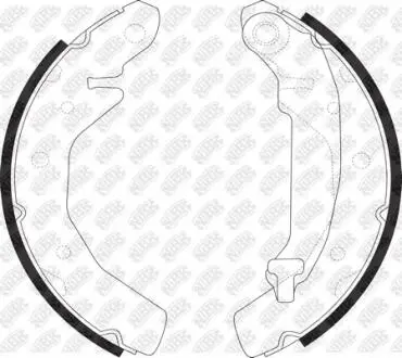 Колодки тормозные Nibk FN11821