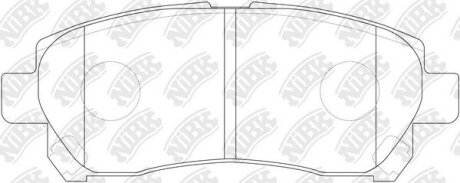 Тормозные колодки. Nibk PN1832