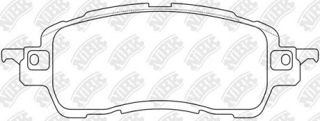 Передние тормозные колодки Nibk PN5816