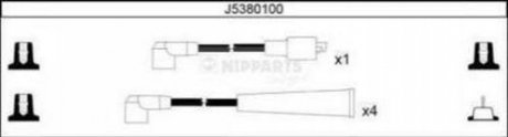 Комплект проводов зажигания NIPPARTS J5380100 (фото 1)