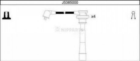 Комплект проводів запалювання NIPPARTS J5385000