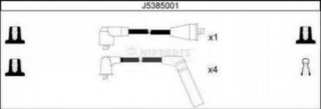 Комплект проводов зажигания NIPPARTS J5385001
