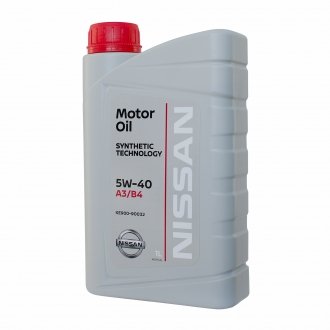Олива моторна синтетична "Motor Oil 5W-40" NISSAN KE900-90032 (фото 1)
