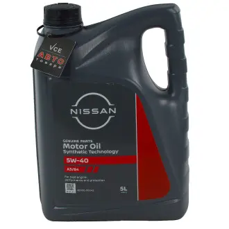 Масло моторное синтетическое "Motor Oil 5W-40" NISSAN KE900-90042