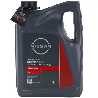 МАСЛО 5л 5W-30 МОТОРНОЕ СИНТЕТИЧЕСКОЕ DPF NISSAN KE90090043
