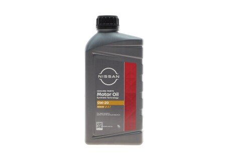 Олива 0W20 Nissаn Motor Oil (1L) (SN/GF-5) NISSAN KE90090134