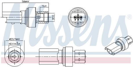 Датчик давления хладогента Nissens 301136