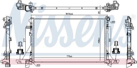 Інтеркулер Nissens 606411 (фото 1)