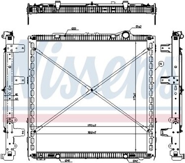 Радіатор DAF XF 106 Nissens 61449
