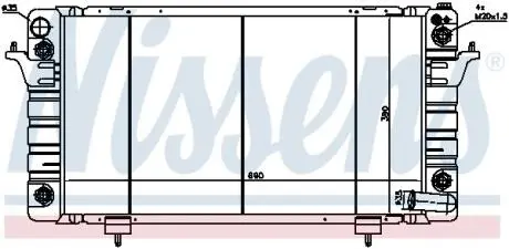 Радиатор Nissens 64029
