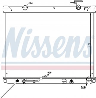 Радиатор, охлаждение двигателя Nissens 66682 (фото 1)