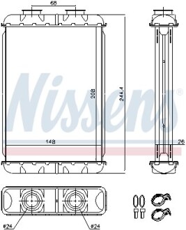 Пічка ALFA ROMEO SPIDER (939) (06-) 2.2 JTS Nissens 70019