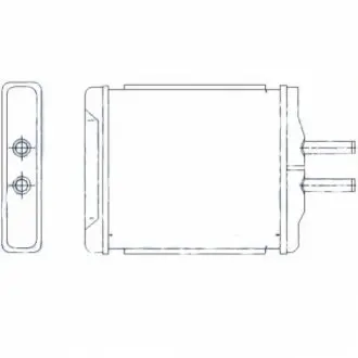 Теплообменник, отопление салона Nissens 76505