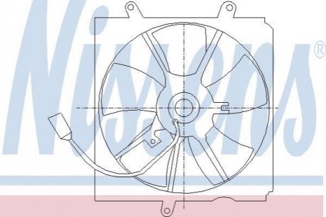 Вентилятор охолодження двигуна Nissens 85012 (фото 1)