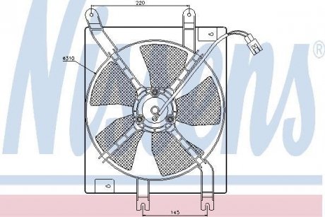 Вентилятор радиатора Nissens 85356 (фото 1)
