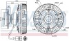 Зчеплення, вентилятор радіатора Nissens 86028 (фото 6)