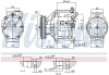 Компрессор кондиционера Nissens 890047 (фото 7)