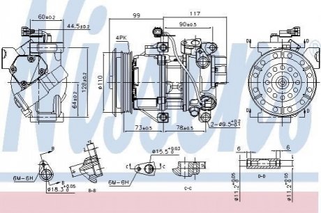 Компресор кондиціонера Nissens 890145