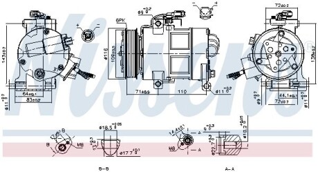 Компресор кондиціонера Nissens 890249