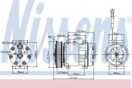 Компрессор, кондиционер Nissens 89137