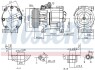 Компрессор кондиционера Nissens 89405 (фото 8)