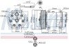 Компрессор, кондиціонер Nissens 89458 (фото 5)