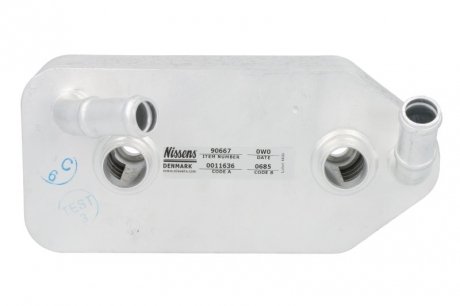 Масляный радиатор, автоматическая коробка передач. Nissens 90667 (фото 1)