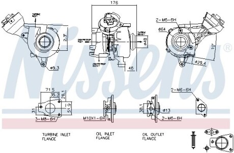 Турбокомпрессор First Fit Nissens 93482