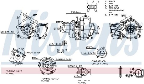 Турбокомпресор First Fit Nissens 93502