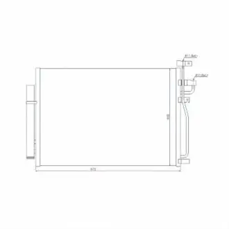 Конденсатор, кондиционер Nissens 940010