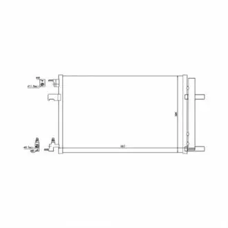Конденсатор, кондиционер Nissens 940135