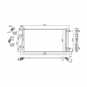 Конденсатор, кондиционер Nissens 940569