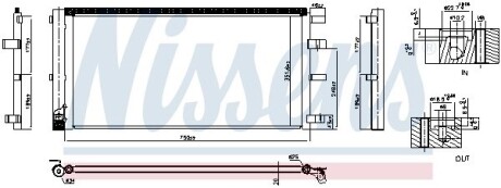 Радиатор кондиционера воздуха Nissens 940829