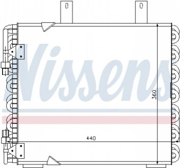 Радіатор кондиціонера повітря Nissens 94172