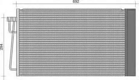 Радіатор кондиціонера Nissens 94384